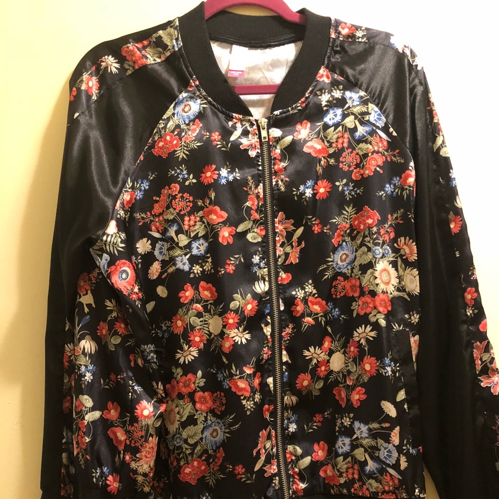 Silky bomber jacket